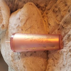 New Starbucks ✨ Rare✨2022 Rose Gold Siren Mermaid Tumbler Venti Cold Cup